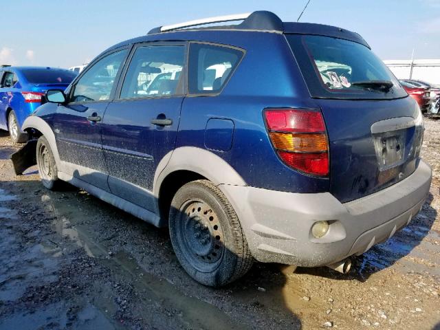 5Y2SL63825Z471364 - 2005 PONTIAC VIBE BLUE photo 3