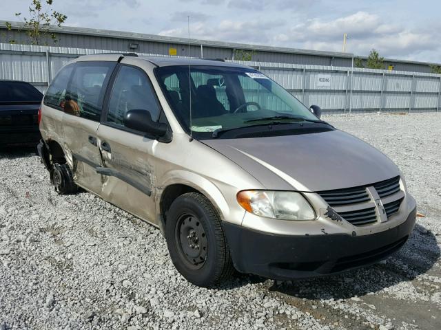 1D4GP25R95B213962 - 2005 DODGE CARAVAN SE GOLD photo 1