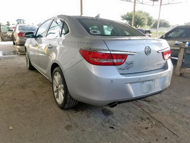 1G4PR5SK8E4237542 - 2014 BUICK VERANO CON SILVER photo 3