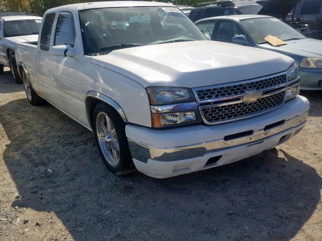 1GCEC19V26Z200304 - 2006 CHEVROLET SILVERADO WHITE photo 1