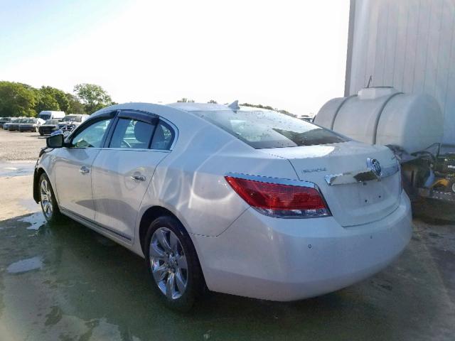 1G4GC5ED1BF311608 - 2011 BUICK LACROSSE C WHITE photo 3