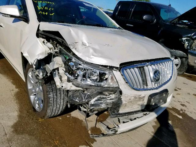 1G4GC5ED1BF311608 - 2011 BUICK LACROSSE C WHITE photo 9