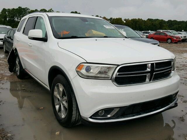 1C4RDHDG7EC590124 - 2014 DODGE DURANGO LI WHITE photo 1