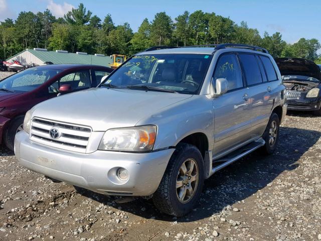 JTEEP21A640044753 - 2004 TOYOTA HIGHLANDER SILVER photo 2