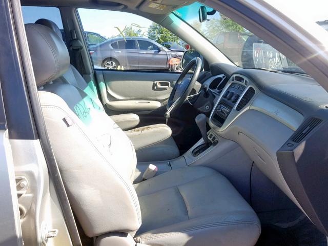 JTEEP21A640044753 - 2004 TOYOTA HIGHLANDER SILVER photo 5