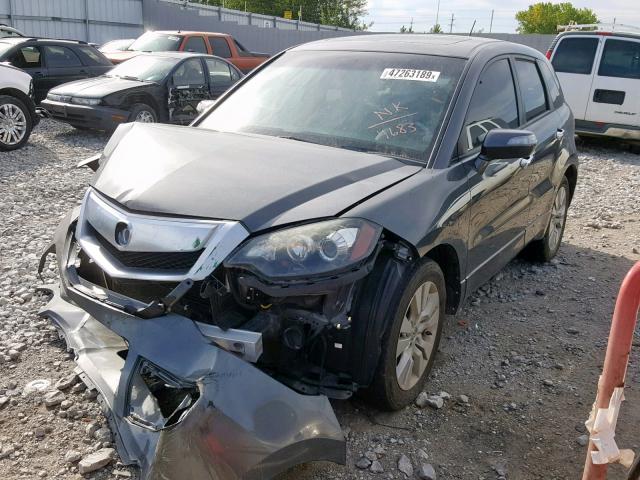 5J8TB1H24BA004683 - 2011 ACURA RDX GRAY photo 2