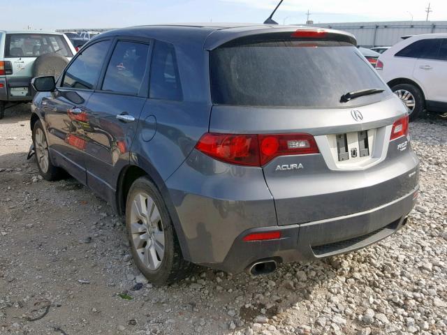 5J8TB1H24BA004683 - 2011 ACURA RDX GRAY photo 3