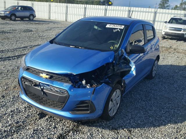 KL8CB6SA8HC794765 - 2017 CHEVROLET SPARK LS BLUE photo 2