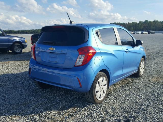 KL8CB6SA8HC794765 - 2017 CHEVROLET SPARK LS BLUE photo 4