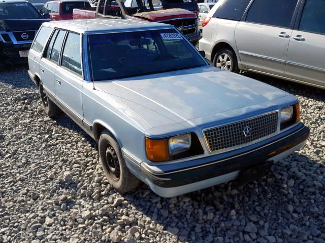 1P3BP49D9FF295252 - 1985 PLYMOUTH RELIANT SE BLUE photo 1