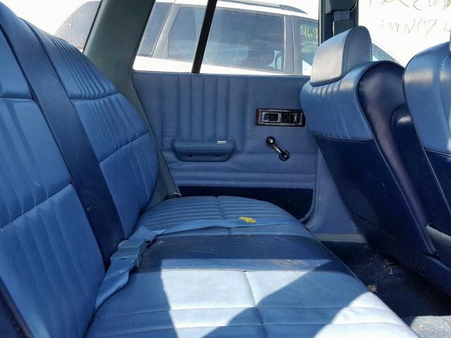 1P3BP49D9FF295252 - 1985 PLYMOUTH RELIANT SE BLUE photo 6