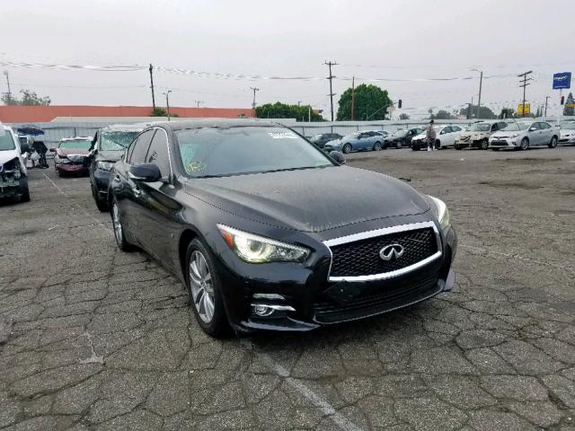 JN1BV7AP0FM332264 - 2015 INFINITI Q50 BASE BLACK photo 1