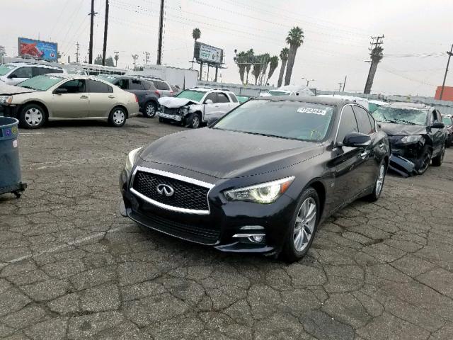 JN1BV7AP0FM332264 - 2015 INFINITI Q50 BASE BLACK photo 2