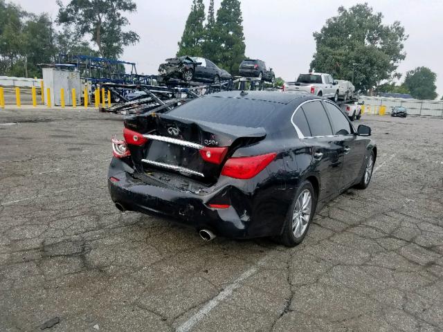 JN1BV7AP0FM332264 - 2015 INFINITI Q50 BASE BLACK photo 4