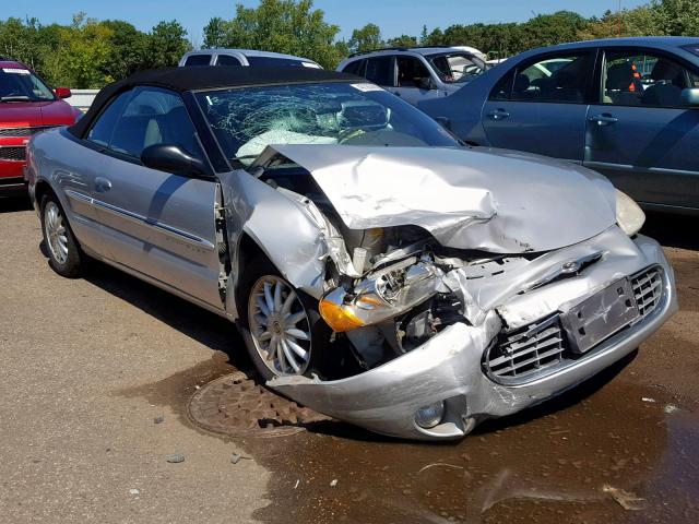 1C3EL55U91N699479 - 2001 CHRYSLER SEBRING LX SILVER photo 1