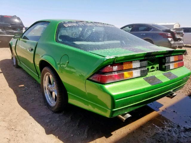 1G1FP23E2LL134142 - 1990 CHEVROLET CAMARO RS GREEN photo 3