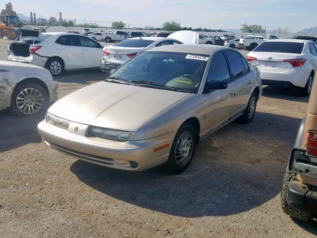 1G8ZK5276XZ347311 - 1999 SATURN SL2 GOLD photo 2