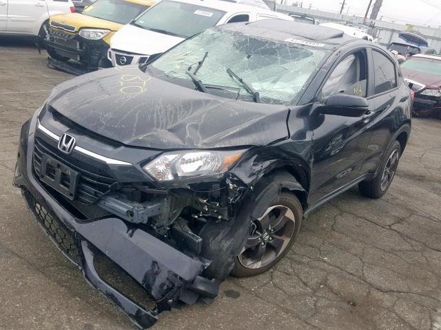 3CZRU6H58JG727487 - 2018 HONDA HR-V EX BLACK photo 2