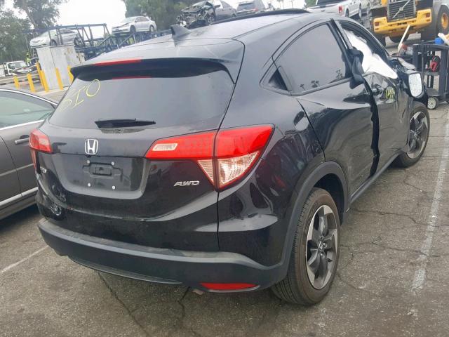 3CZRU6H58JG727487 - 2018 HONDA HR-V EX BLACK photo 4