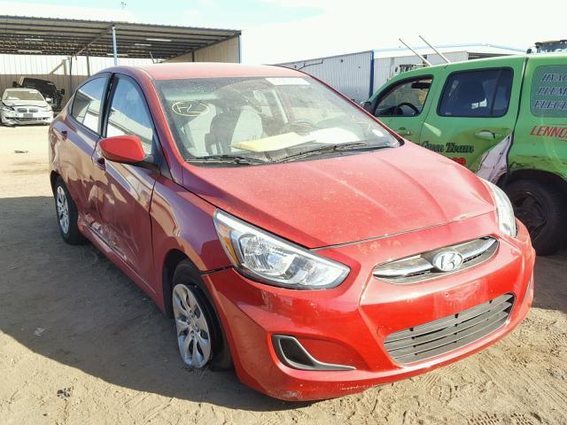 KMHCT4AE3HU269082 - 2017 HYUNDAI ACCENT SE RED photo 1