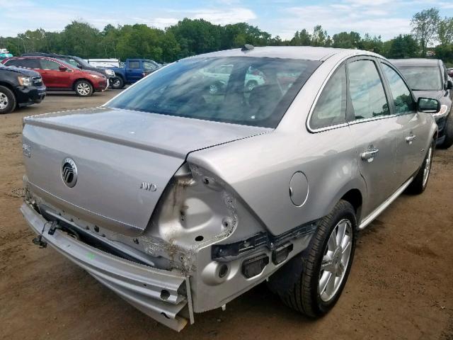 1MEHM43W68G601574 - 2008 MERCURY SABLE PREM SILVER photo 4