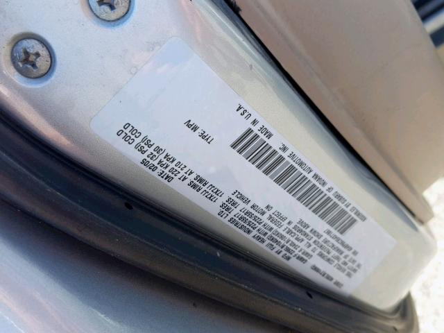 4S4BP86C954371867 - 2005 SUBARU LEGACY OUT SILVER photo 10