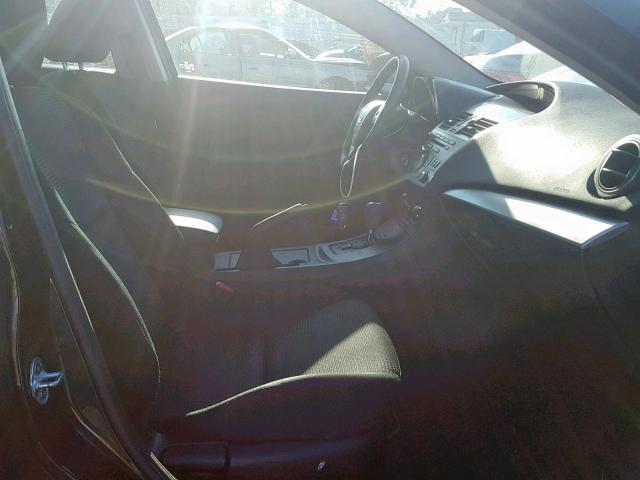 JM1BL1UP2D1847521 - 2013 MAZDA 3 I BLACK photo 5