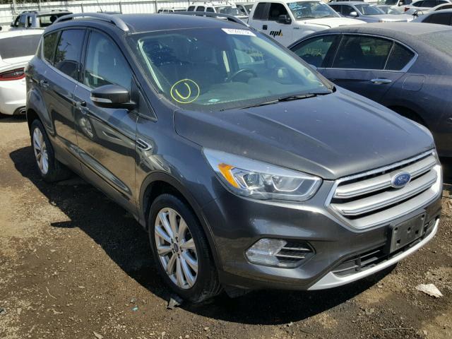 1FMCU0J97HUA63353 - 2017 FORD ESCAPE TIT GRAY photo 1