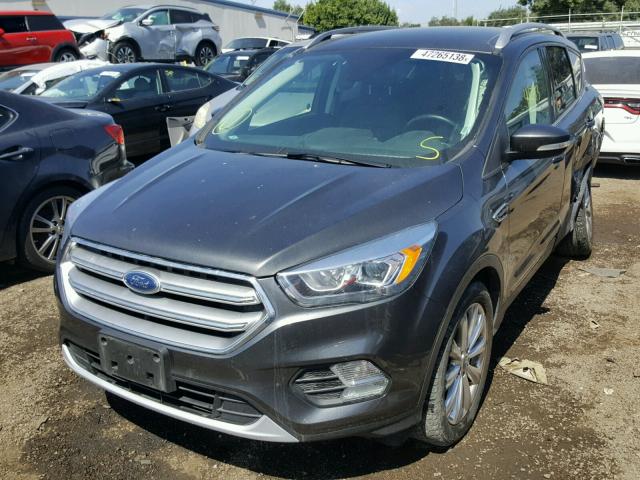 1FMCU0J97HUA63353 - 2017 FORD ESCAPE TIT GRAY photo 2