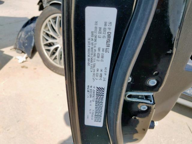 1B3HB48A19D217338 - 2009 DODGE CALIBER SX BLACK photo 10