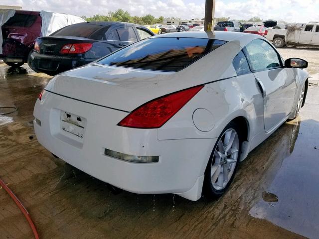 JN1AZ34D16M304550 - 2006 NISSAN 350Z COUPE WHITE photo 4