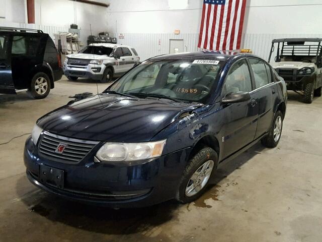 1G8AJ55F17Z118585 - 2007 SATURN ION LEVEL BLUE photo 2