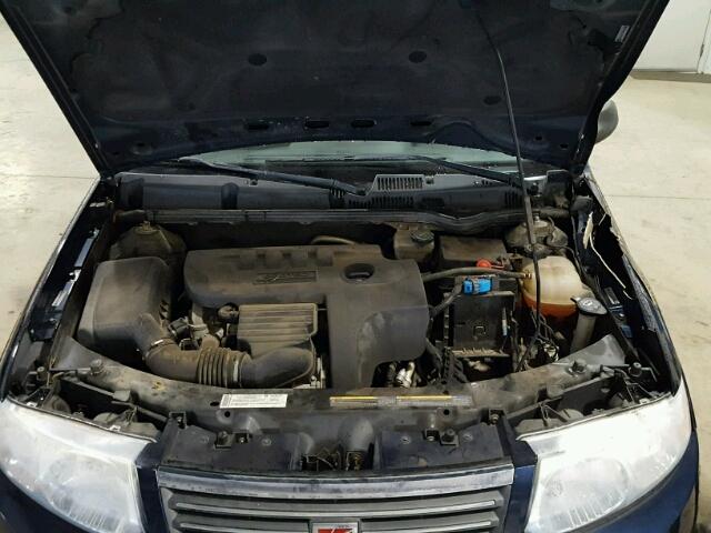 1G8AJ55F17Z118585 - 2007 SATURN ION LEVEL BLUE photo 7
