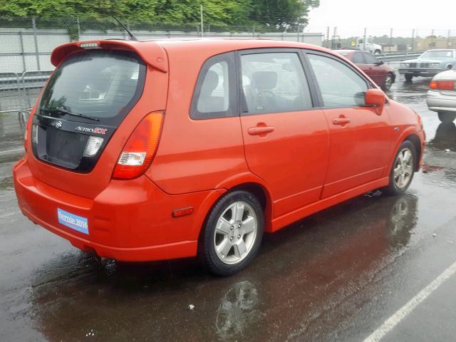 JS2RC41H525104876 - 2002 SUZUKI AERIO SX RED photo 4