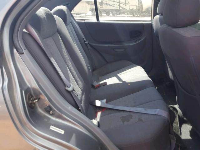 KMHCG45C45U641568 - 2005 HYUNDAI ACCENT GL SILVER photo 6