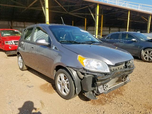 KL1TG6DE5BB170211 - 2011 CHEVROLET AVEO LT GRAY photo 1