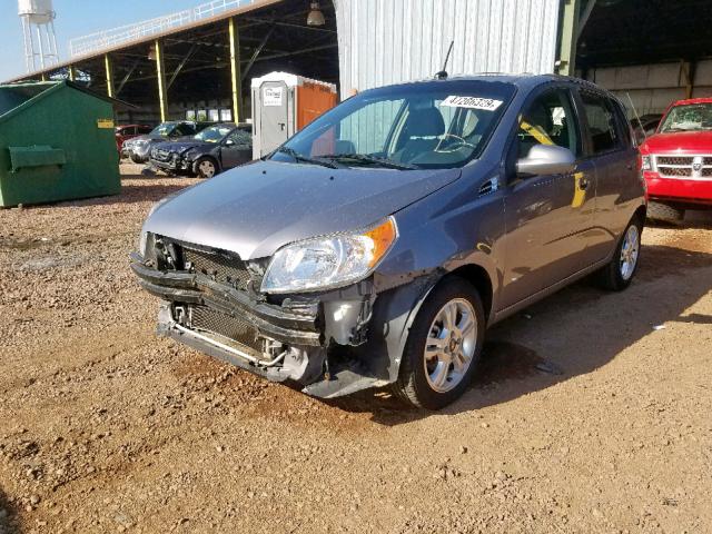 KL1TG6DE5BB170211 - 2011 CHEVROLET AVEO LT GRAY photo 2