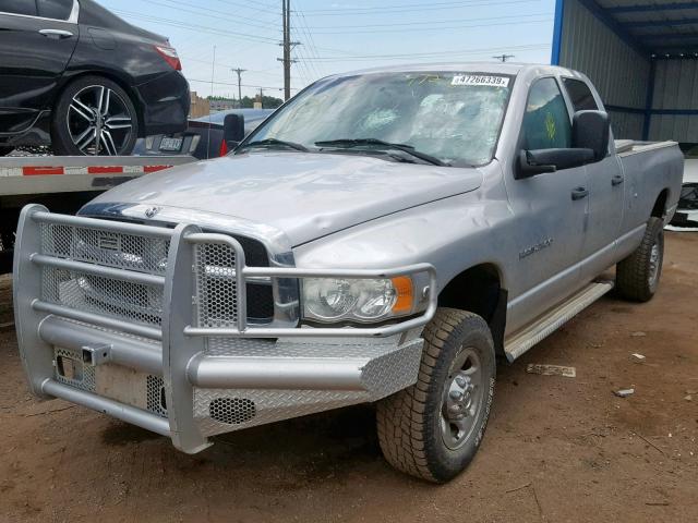 3D7KU28CX4G117051 - 2004 DODGE RAM 2500 S ვერცხლისფერი ფოტო 2