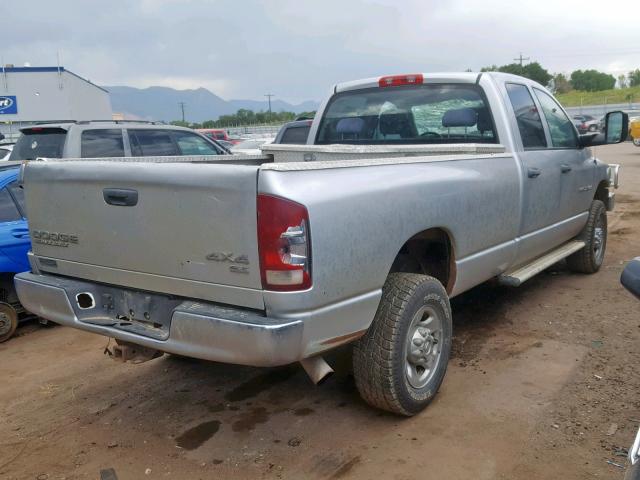 3D7KU28CX4G117051 - 2004 DODGE RAM 2500 S ვერცხლისფერი ფოტო 4