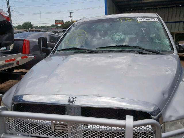 3D7KU28CX4G117051 - 2004 DODGE RAM 2500 S ვერცხლისფერი ფოტო 9