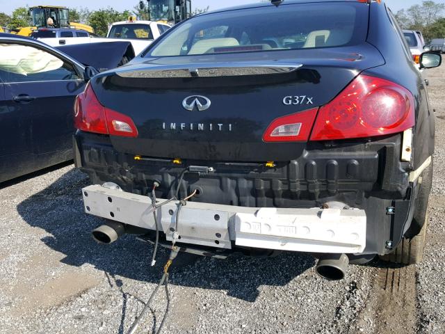 JN1CV6AR3BM411017 - 2011 INFINITI G37 BLACK photo 9