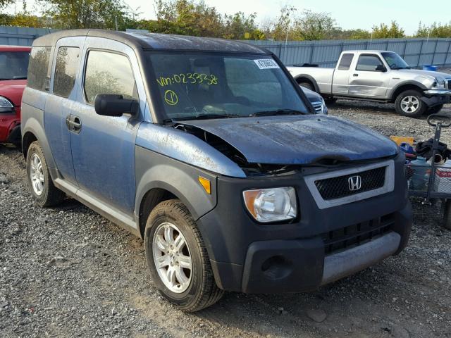 5J6YH28656L023338 - 2006 HONDA ELEMENT EX BLUE photo 1