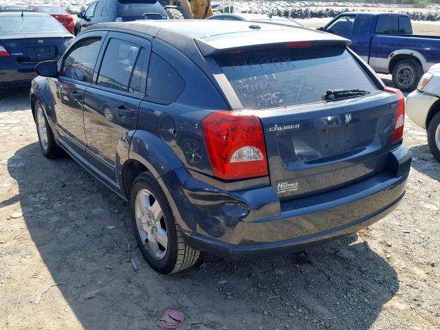 1B3HB48B08D685200 - 2008 DODGE CALIBER SX BLUE photo 3