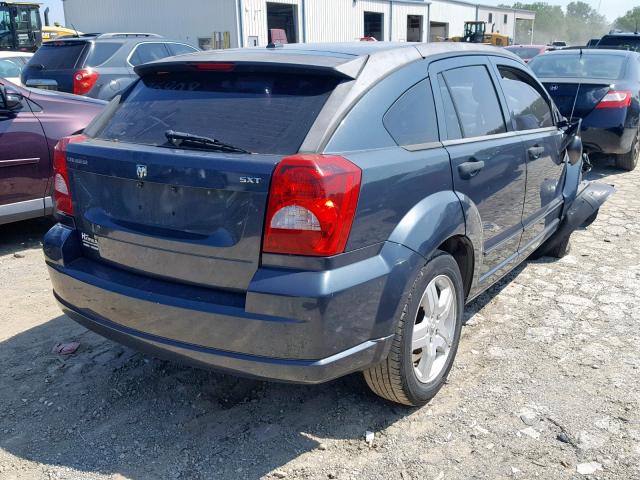 1B3HB48B08D685200 - 2008 DODGE CALIBER SX BLUE photo 4