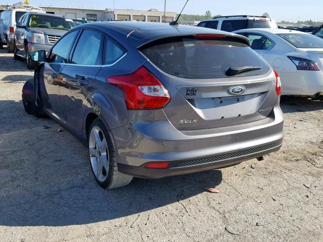 1FAHP3N25CL161236 - 2012 FORD FOCUS TITA GRAY photo 3