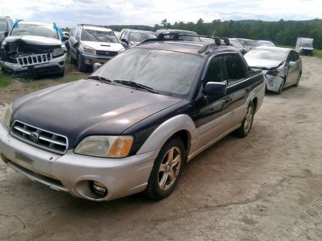 4S4BT62C136110563 - 2003 SUBARU BAJA SPORT BLACK photo 2