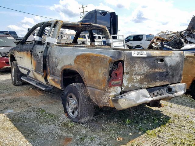 3D7KU28C74G213736 - 2004 DODGE RAM 2500 S BURN photo 3