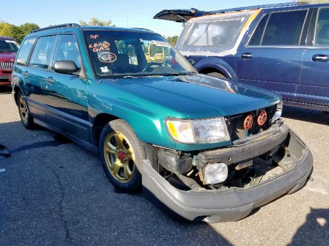 JF1SF6358WG765318 - 1998 SUBARU FORESTER L GREEN photo 1