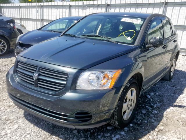 1B3HB28B18D571887 - 2008 DODGE CALIBER GREEN photo 2