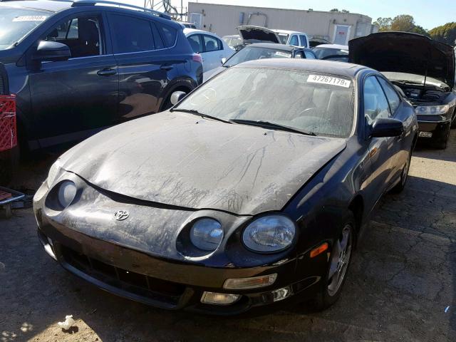 JT2DG02T2X0054102 - 1999 TOYOTA CELICA GT BLACK photo 2